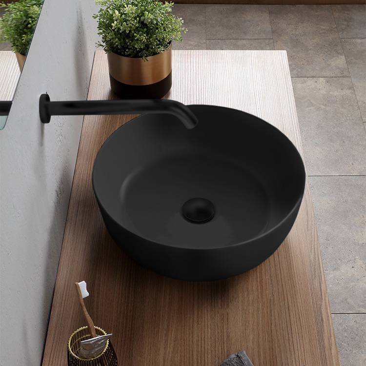 Умивальник Glam 39 (180749) Black matt, SCARABEO - Зображення 1894896-4dd7b.jpg