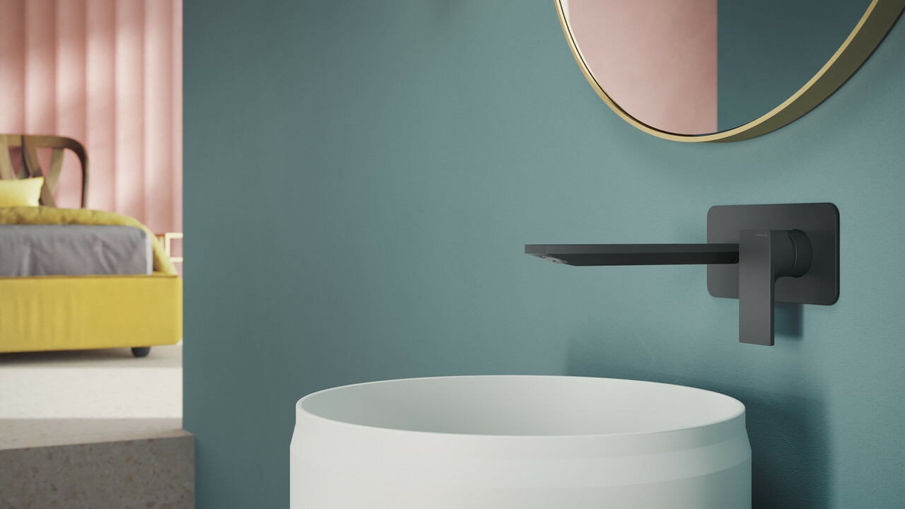 Змішувач для умивальника Seven Velvet Black (SE124198BM), Nobili - Зображення 1895728-00002.jpg