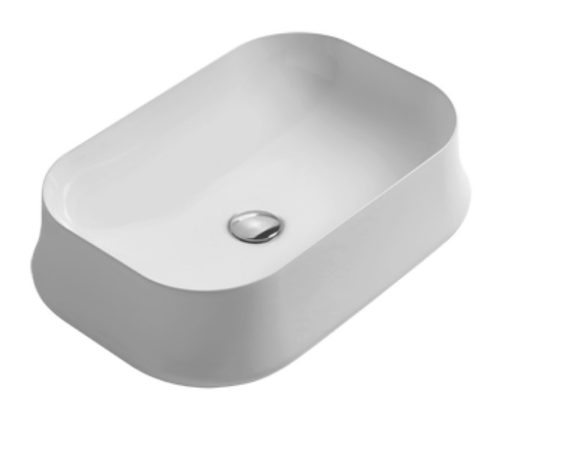 Умывальник Sharp SH 08 White matt SIMAS - Зображення
