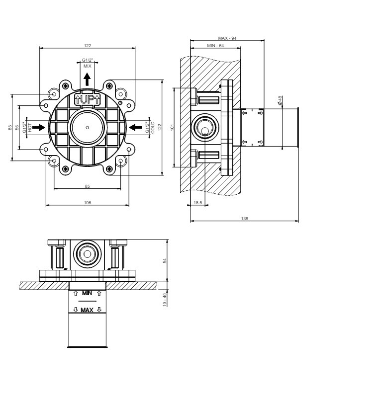 Вбудована частина змішувача 63412239 Gessi - Зображення 1896128-ccf28.jpg