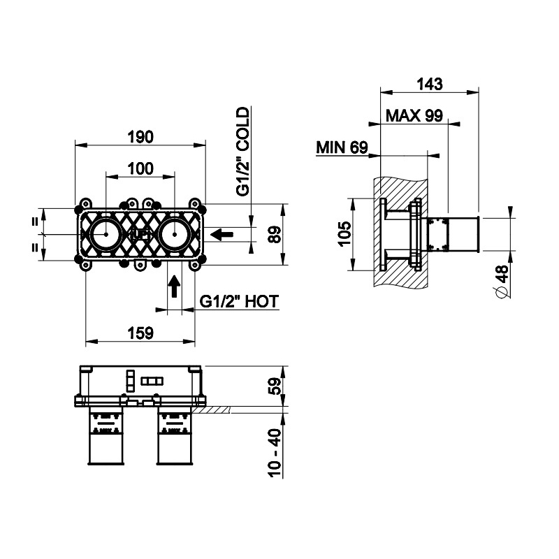 Встроенная часть смесителя 63397239 Gessi - Зображення 1896130-fd9e8.jpg