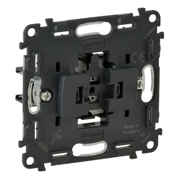 Выключатель проходной 1-клавишный 10 AX 250 V Valena In'Matic 752016 Legrand - Зображення