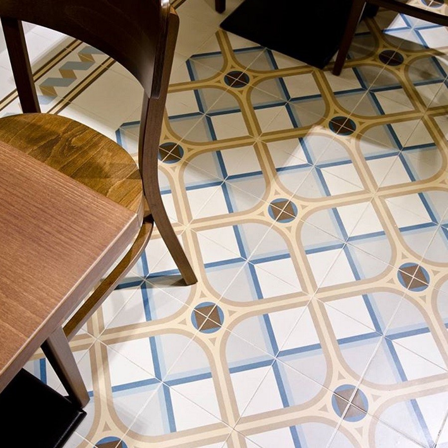 Плитка керамогранітна 1900 Montaner Azul 200x200x8 Vives - Зображення 189625-db189.jpg