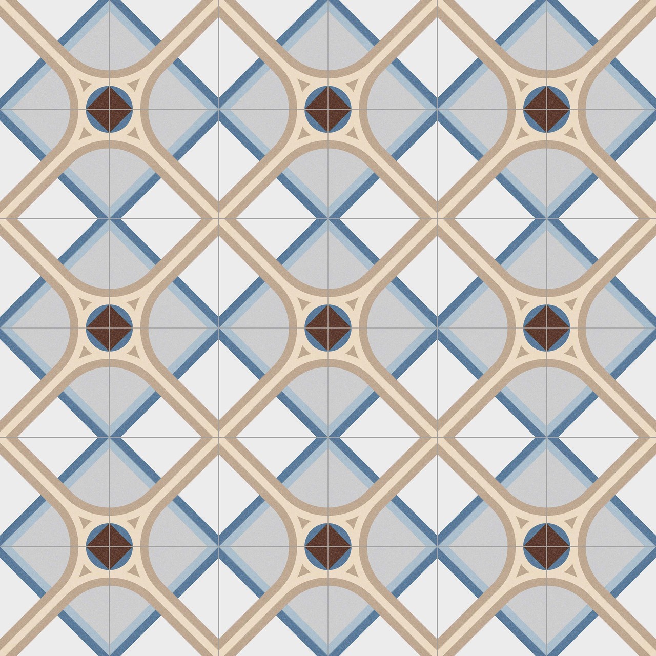 Плитка керамогранітна 1900 Montaner Azul 200x200x8 Vives - Зображення 189625-e8481.jpg