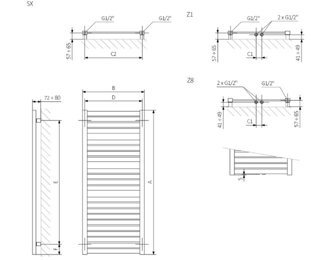 Рушникосушка Mantis 860x540 Ral 7035 WGMAT086054K735SX Terma - Зображення 189637673-b27af.jpg