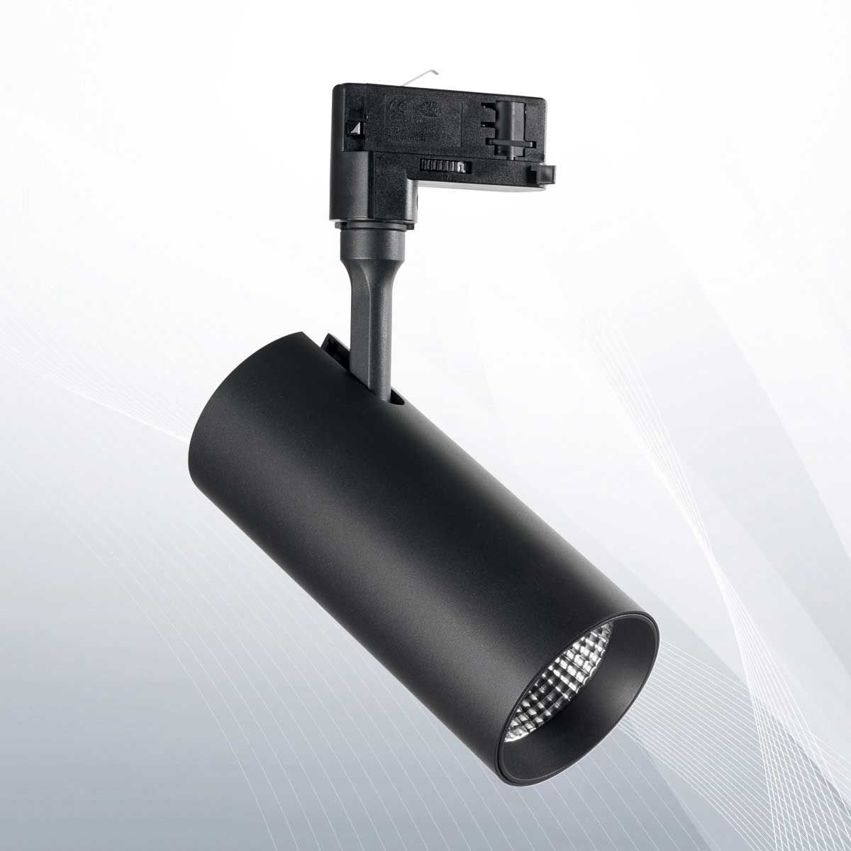 Трековий світильник SMILE 30W CRI80 36° 3000K BK (189888), IDEAL LUX - Зображення