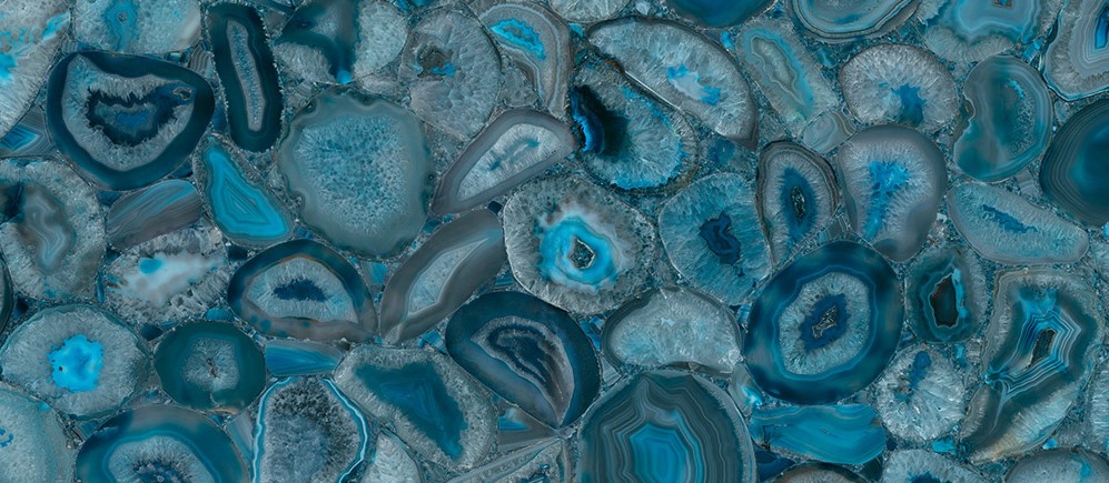 Плитка керамогранітна WA 08 Agata Blue LUC SQ 1200x2780x6 Mirage - Зображення