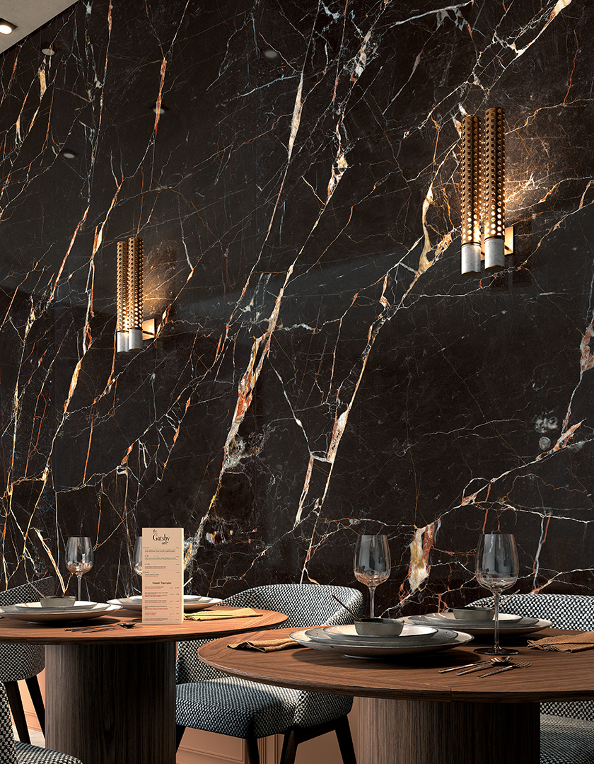 Плитка керамогранітна WA 07 Noir Sant Laurent LUC SQ 1200x2780x6 Mirage - Зображення 1897764-d6447.jpg