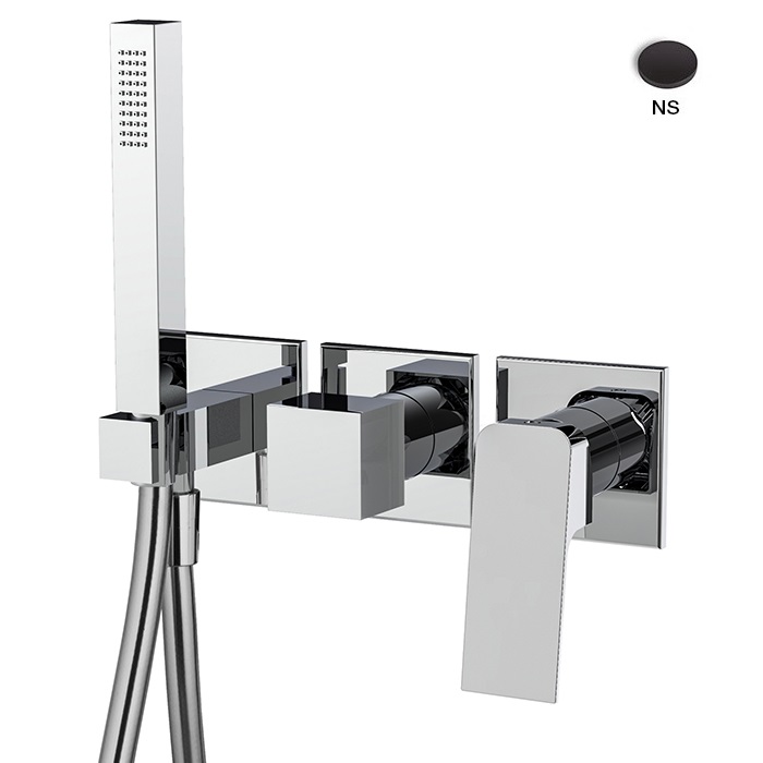 Змішувач для душу Fit Black matt (F3399X8NS) Fima - Зображення