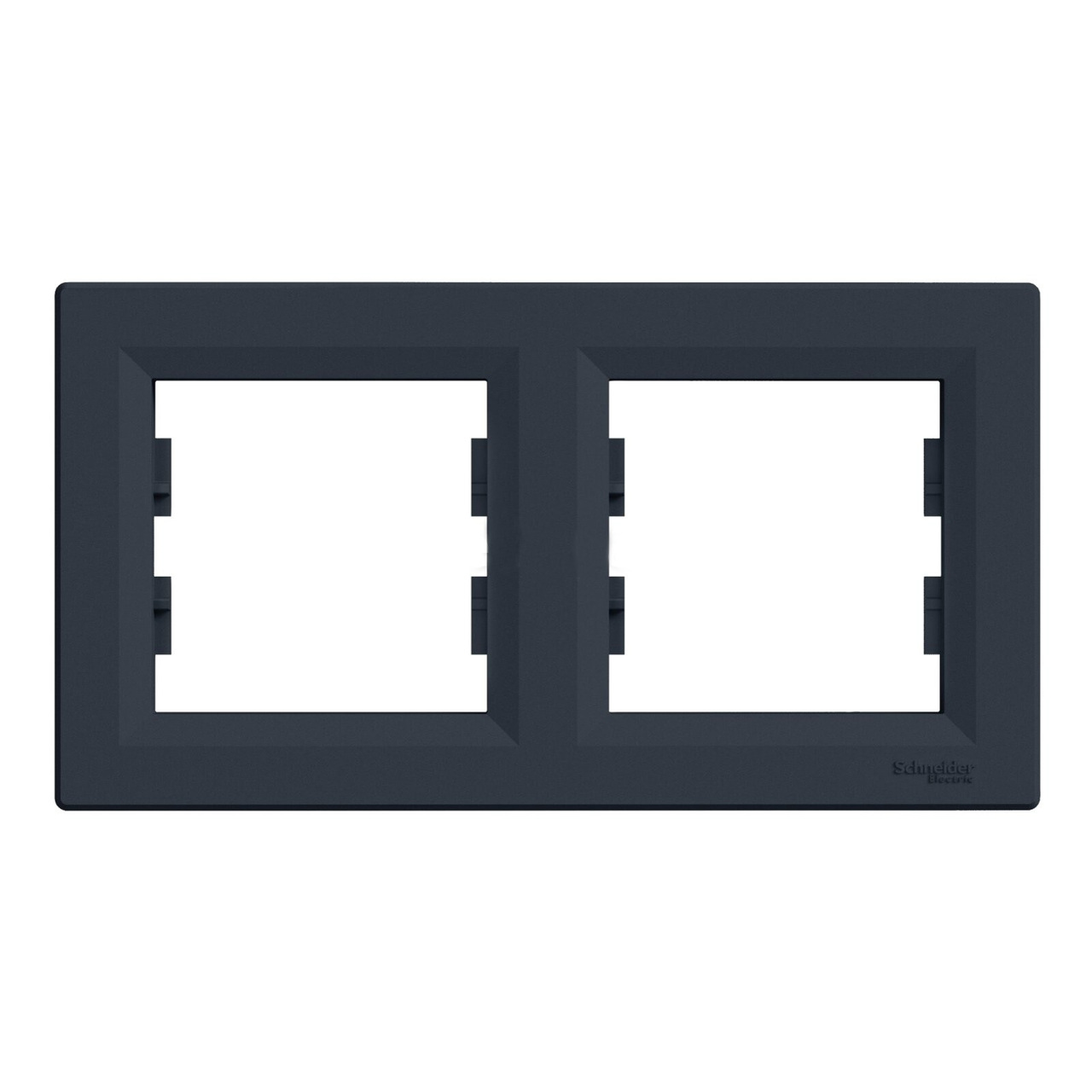 Рамка 2-місна горизонтальна Антрацит ASFORA (EPH5800271), Schneider Electric - Зображення 1900522-fcf50.jpg