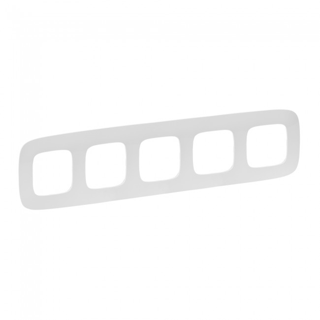 Рамка 5-місна Valena Allure White 754305 Legrand - Зображення