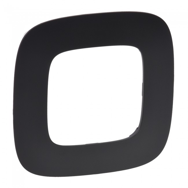 Рамка 1-постовая Valena Allure Black 754401 Legrand - Зображення