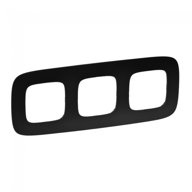 Рамка 3-місна Valena Allure Black 754403 Legrand - Зображення 1900640-12e7a.jpg