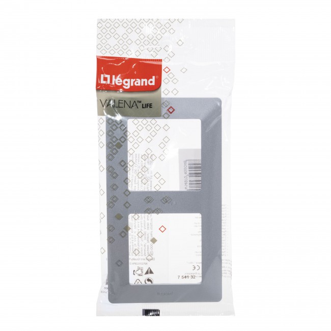 Рамка 2-місна Valena Life Aluminium 754132 Legrand - Зображення 1900652-0d73c.jpg