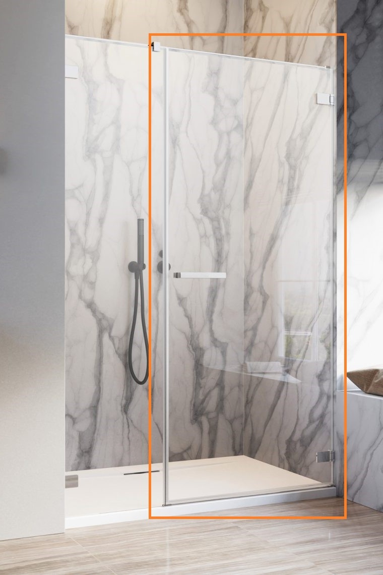 Душові двері Arta QL DWS DWS 150-200 R RADAWAY - Зображення