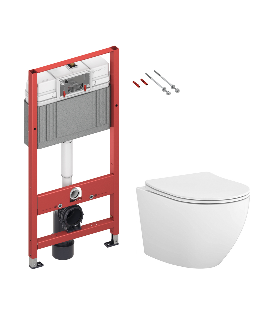 Комплект Інсталяція для унітаза Tece + Унітаз підвісний Desse Vortex з кришкою soft-close Cersanit - Зображення 190162214-4dc84.jpg