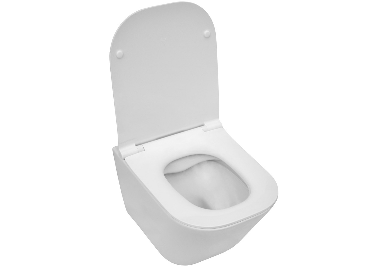 Унітаз підвісний Gap Rimless Compacto з кришкою Slim soft-close A34H473000 Roca - Зображення 190236971-5e40a.jpg