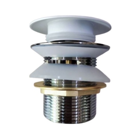 Донний клапан FreeStyle Click-Clack White matt RKUA600014 RAVAK - Зображення