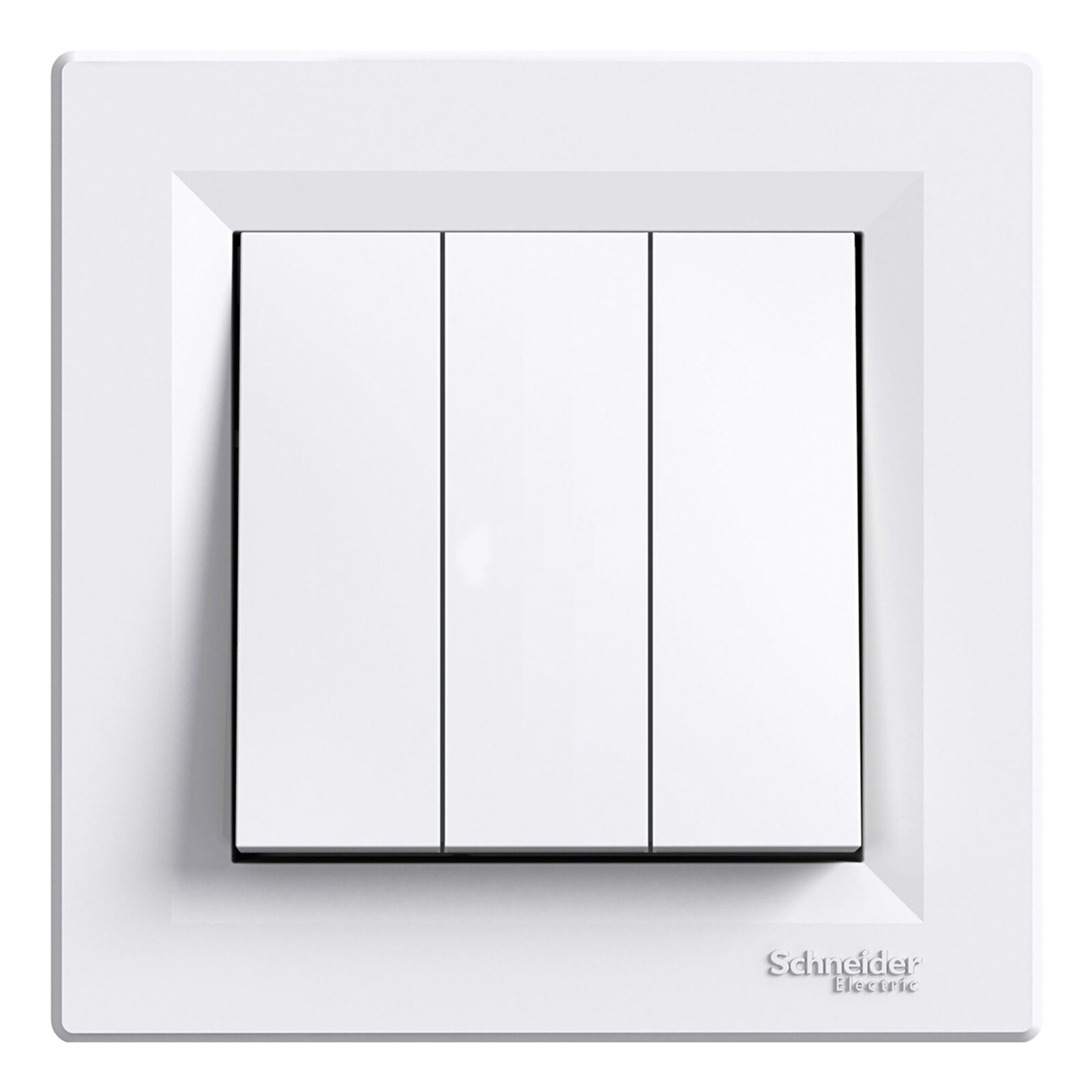 Вимикач 3-клавішний Білий ASFORA (EPH2100121), Schneider Electric - Зображення