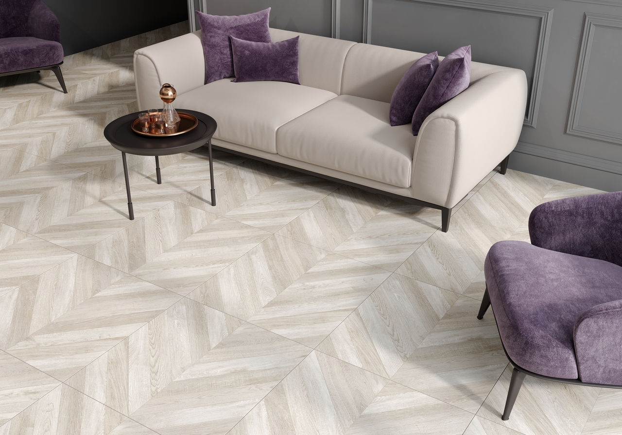 Плитка керамогранітна Parquet коричневий 607x607x10 Golden Tie - Зображення 1903558-e24b7.jpg