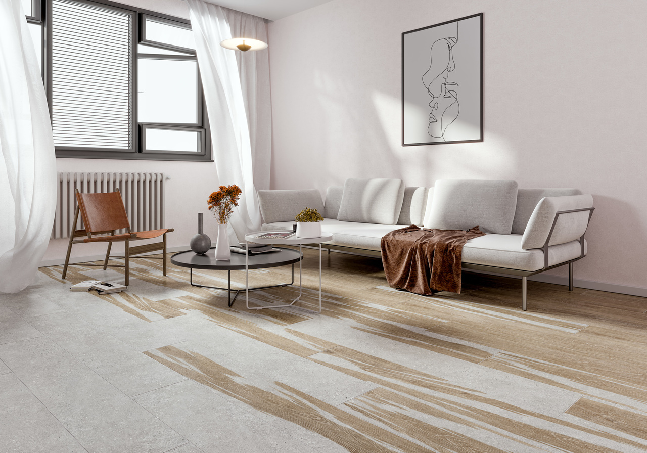 Плитка керамогранітна Sintonia мікс RECT 198x1198x10 Golden Tile - Зображення 1903574-d36a1.jpg