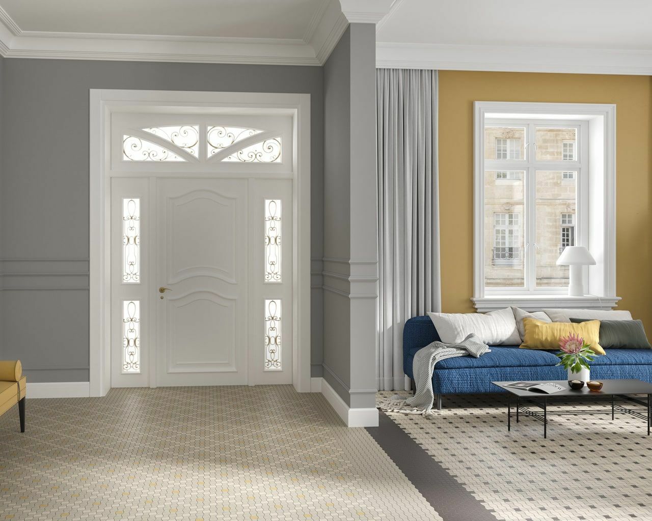 Мозаїка Modernizm Bianco Mix A 308,6x308,6x6 Paradyz - Зображення 1903624-04be7.jpg