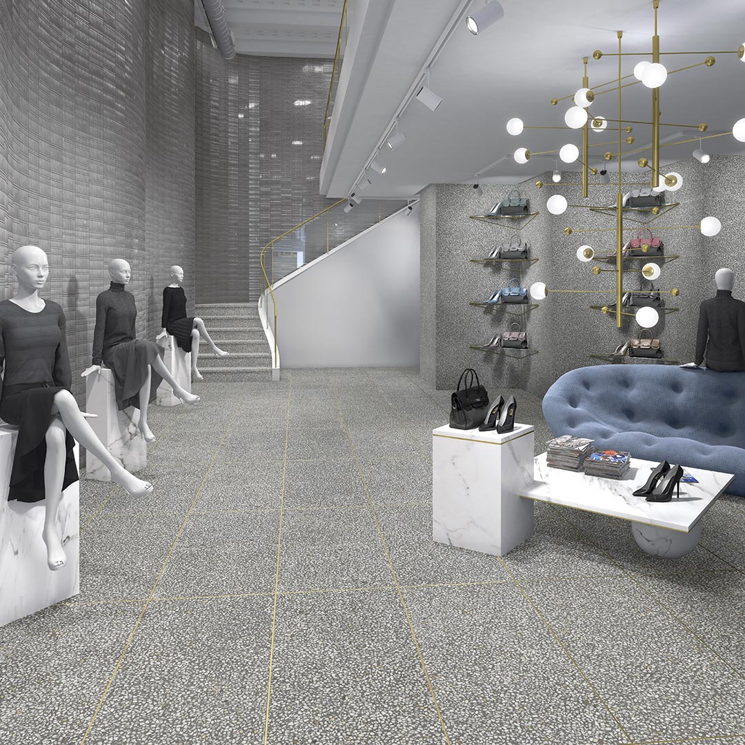 Плитка керамогранітна Portofino-R Cemento RECT 593x593x10 Vives - Зображення 1905050-cf44b.jpg