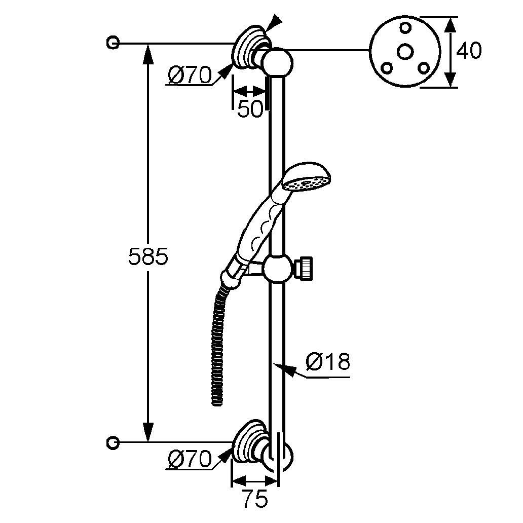 Душовий набір Adlon (2710305), Kludi - Зображення 190533-6f960.jpg