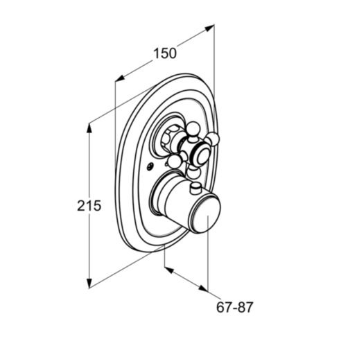 Змішувач для душу Adlon (517204520) золотий, Kludi - Зображення 190541-03cd0.jpg