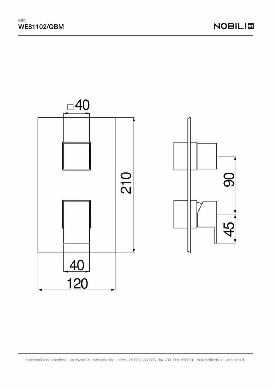 Змішувач для душу Mia Velvet Black (WE81102-QBM), Nobili - Зображення 1905463-4e5f8.jpg