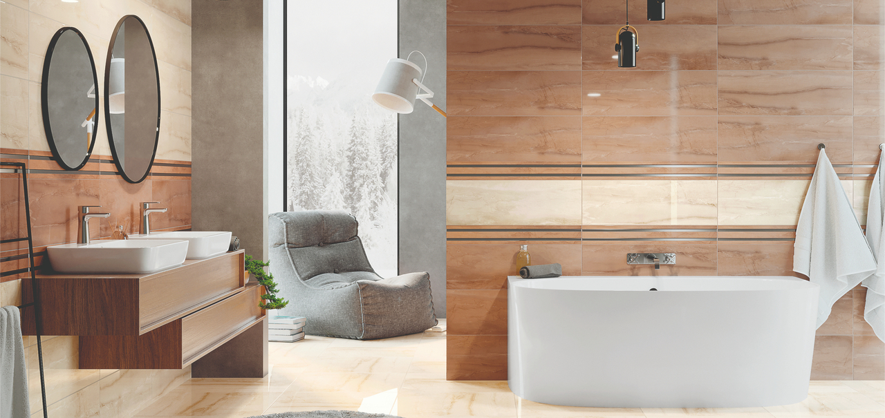 Плитка настенная TERRA Brown RECT 250х750 Ceramika Color - Зображення 1906043-d0c7b.jpg