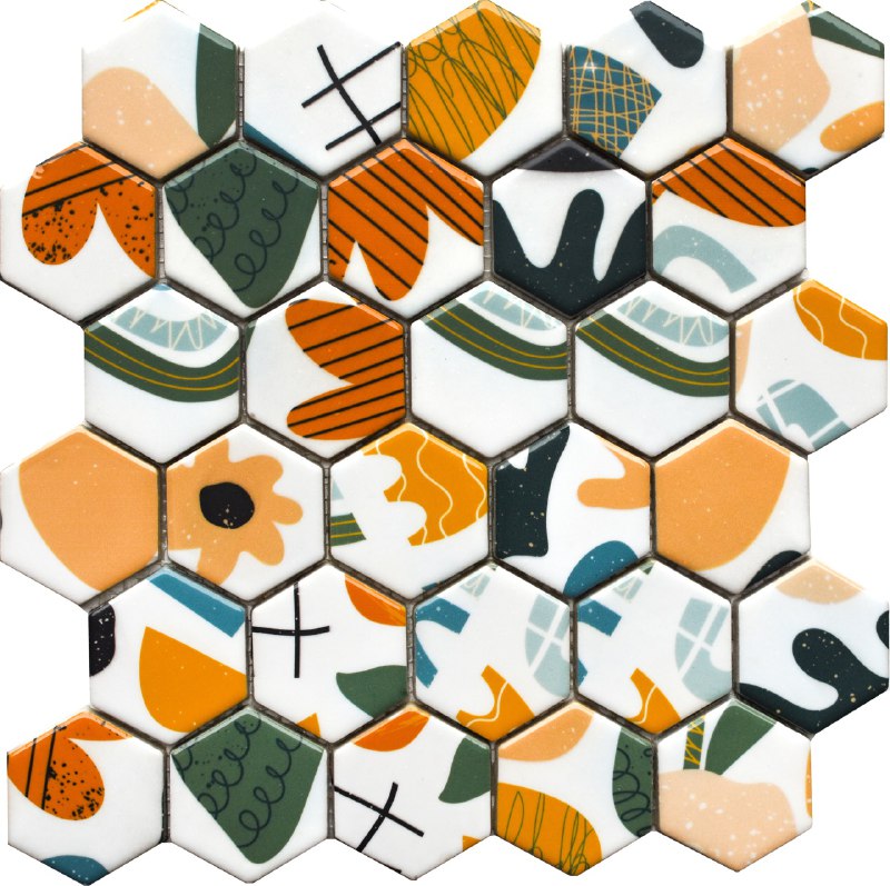 Мозаїка HP 6046 HEXAGON 295x295 Котто Кераміка - Зображення