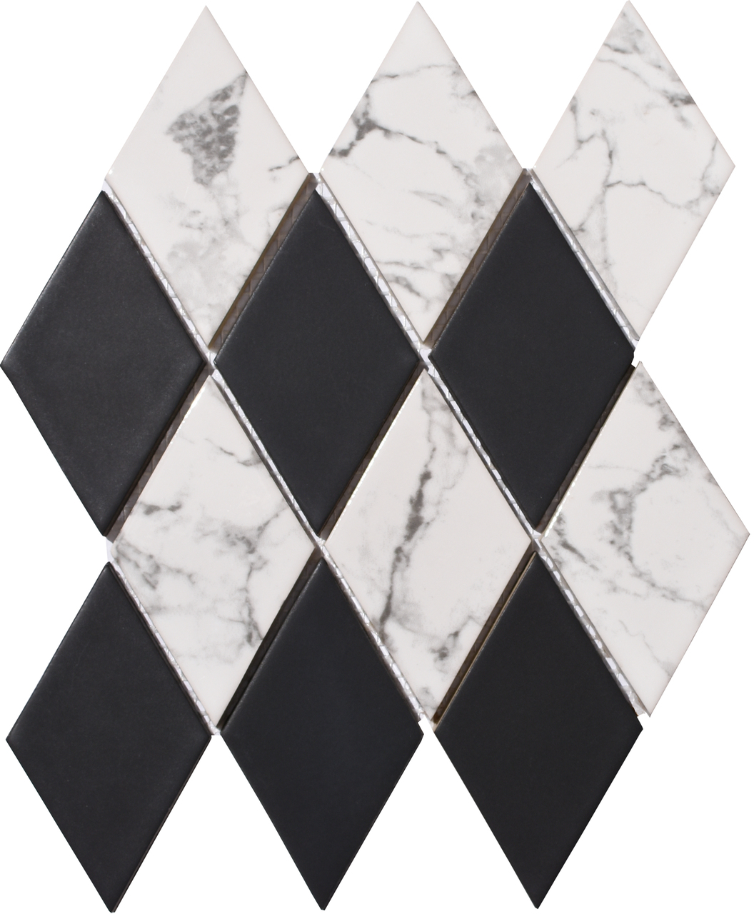 Мозаїка D 69003 Diamond С2 Black Print 50 MAT 264x314 Котто Кераміка - Зображення