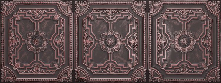 Плитка настенная Victorian Cherry Nova декор 446,3x1193 Aparici - Зображення