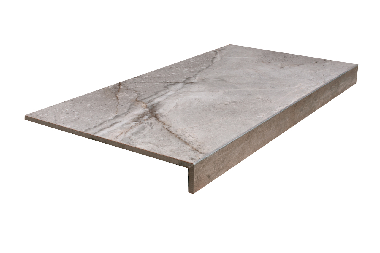 Сходинка пряма з капіносом SGG 30060005 Мастер Сільвер 295х597х40 Котто Кераміка - Зображення 1907549-98d18.jpg