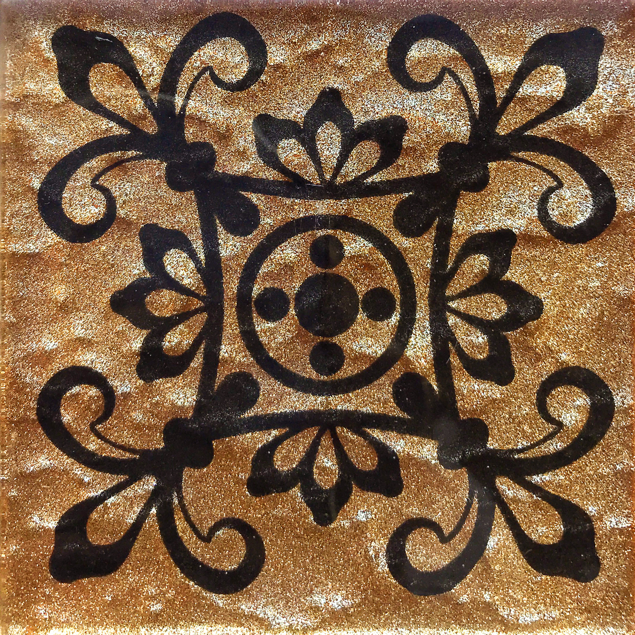 Вставка Tako GTР 73016 Venus Brown Brocade S1 73х73х8 Котто Керамика - Зображення 1907964-608a4.jpg