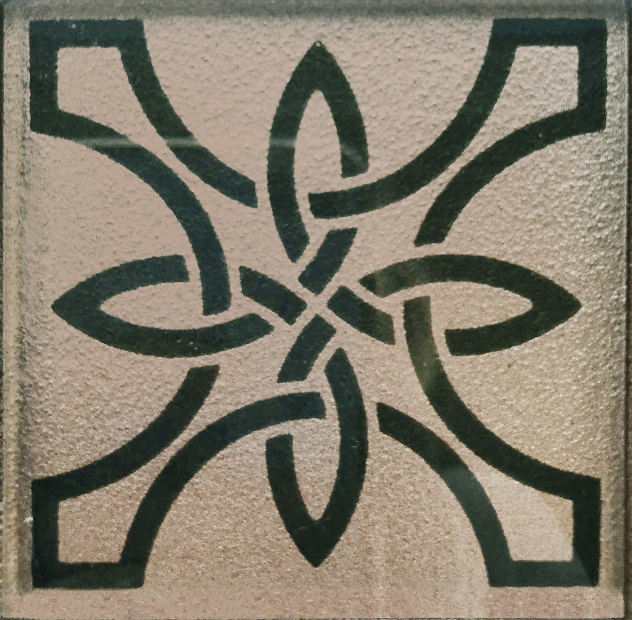 Вставка Tako GTР 73003 Templar Brown Silver 73х73х8 Котто Керамика - Зображення 1908048-d9e9f.jpg