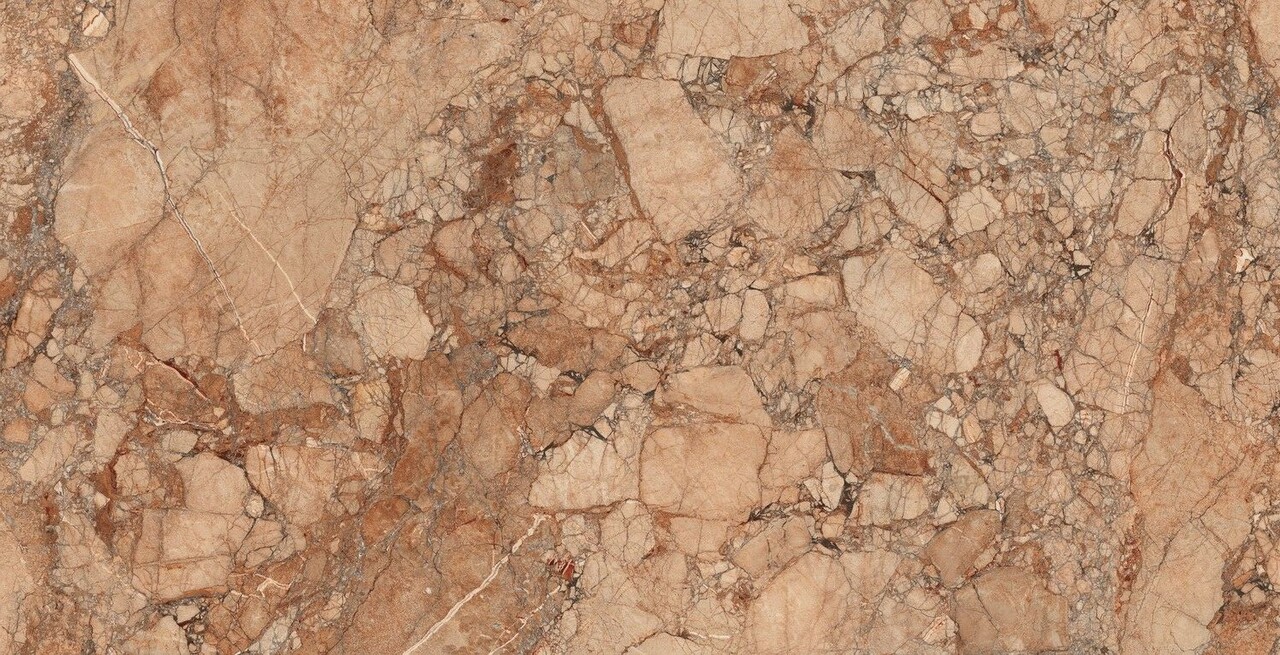 Плитка керамогранітна R8MZ Incanto Breccia Pernice 1200x2780x6 Ragno - Зображення