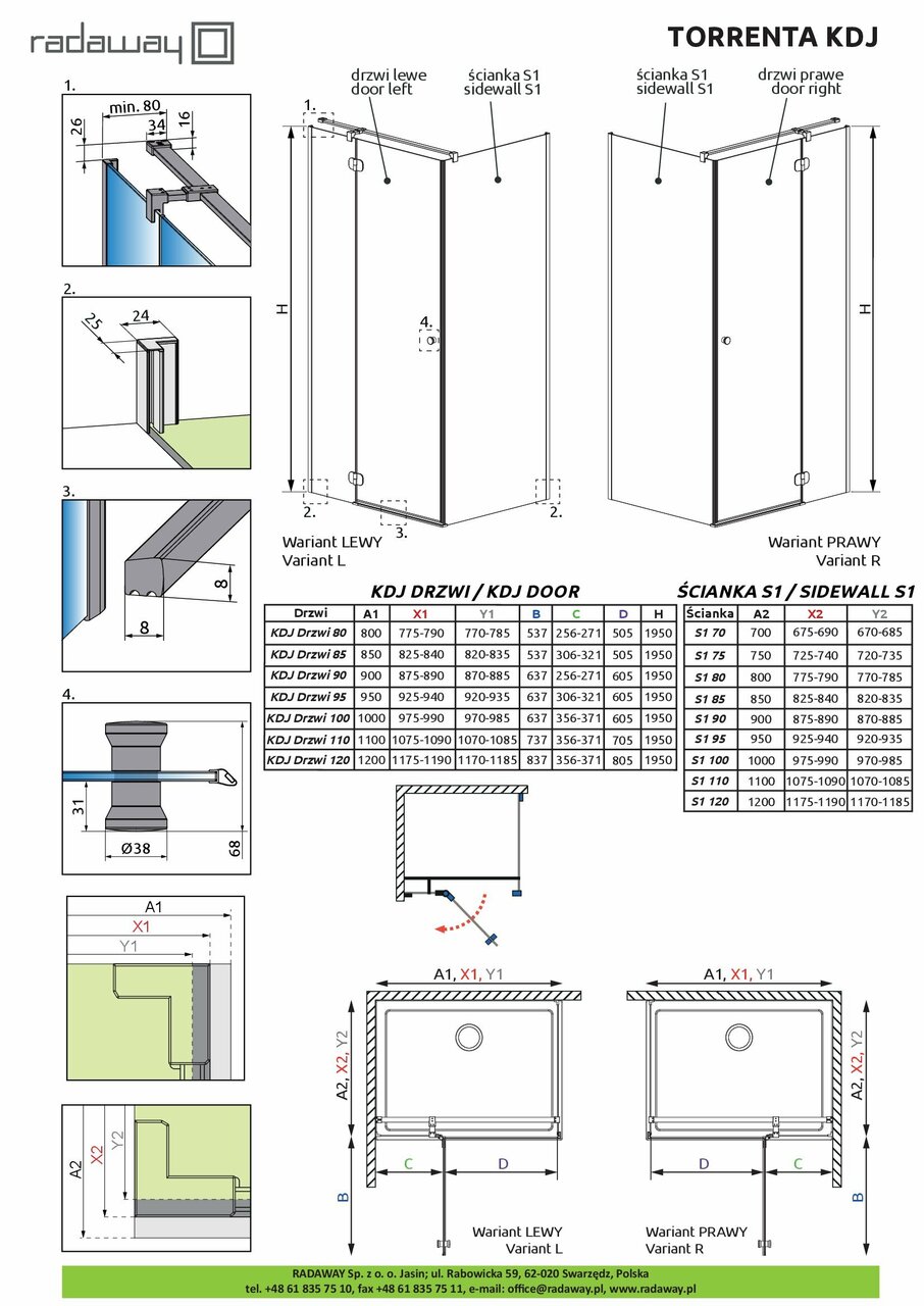 Бокова стінка Torrenta KDJ S1 120 RADAWAY - Зображення 1909095-b8fd5.jpg