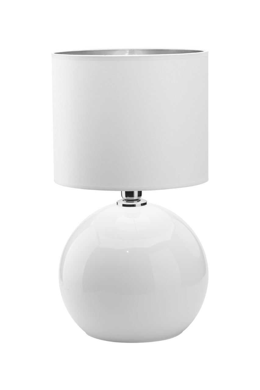 Настольная лампа PALLA SMALL WHITE-SILVER (5066), TK LIGHTING - Зображення