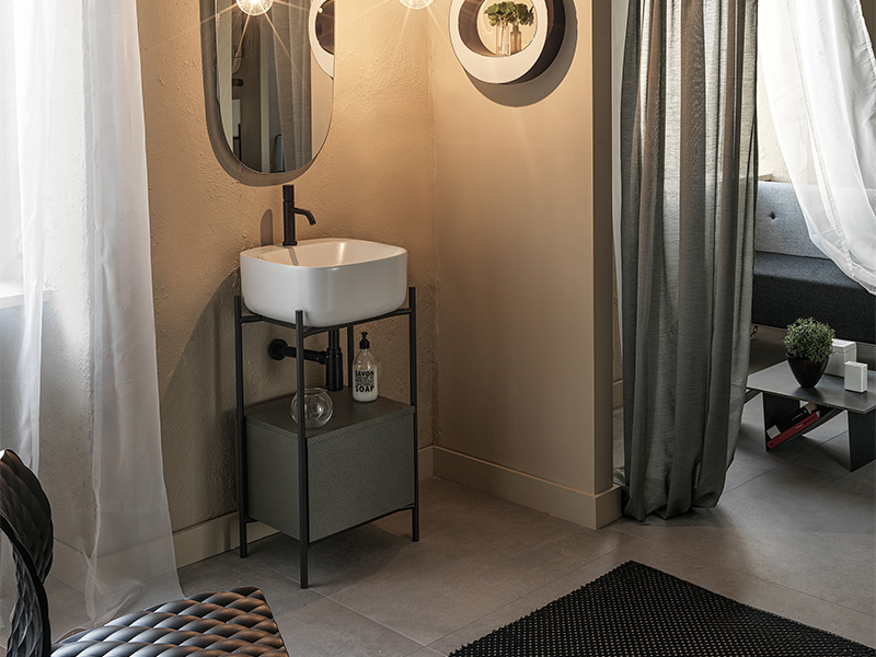 Консоль під умивальник DIVA 2702NROP Scarabeo - Зображення 1910264-42308.jpg