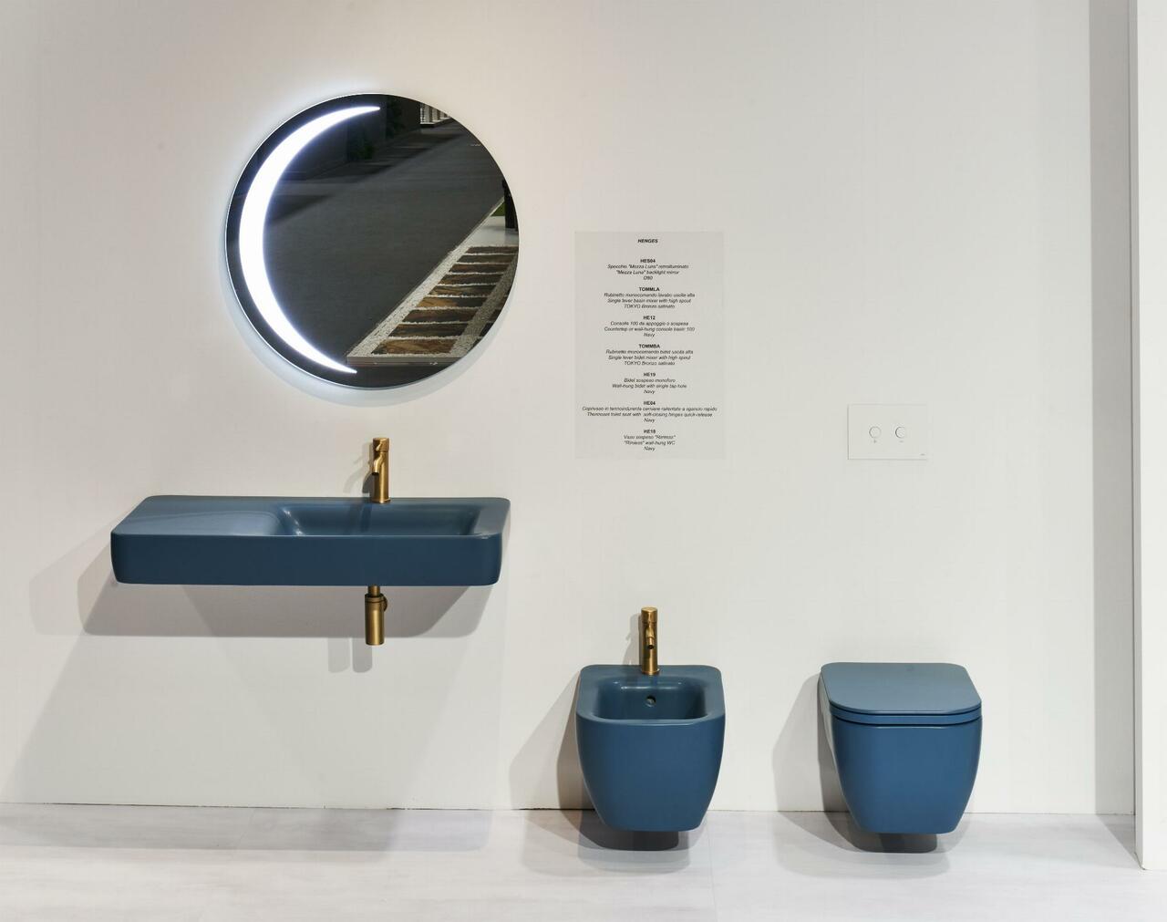 Умивальник HE 12 Henges Navy matt SIMAS - Зображення 1910562-7b615.jpg