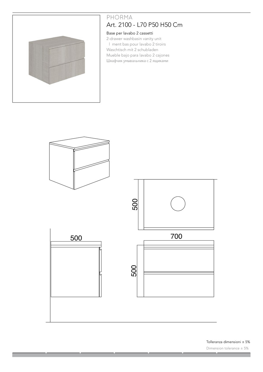 Шафка під умивальник PHORMA Ego Scuro 210095 Scarabeo - Зображення 1910776-fa0f0.jpg