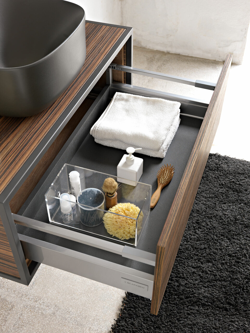 Шкафчик под умывальник FRAME Macassar Scarabeo - Зображення 1910786-62509.jpg