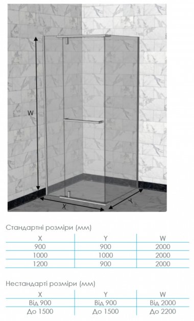 Душова кабіна Razio AG Black 900х900 Agnes - Зображення 1911134-cb430.jpg