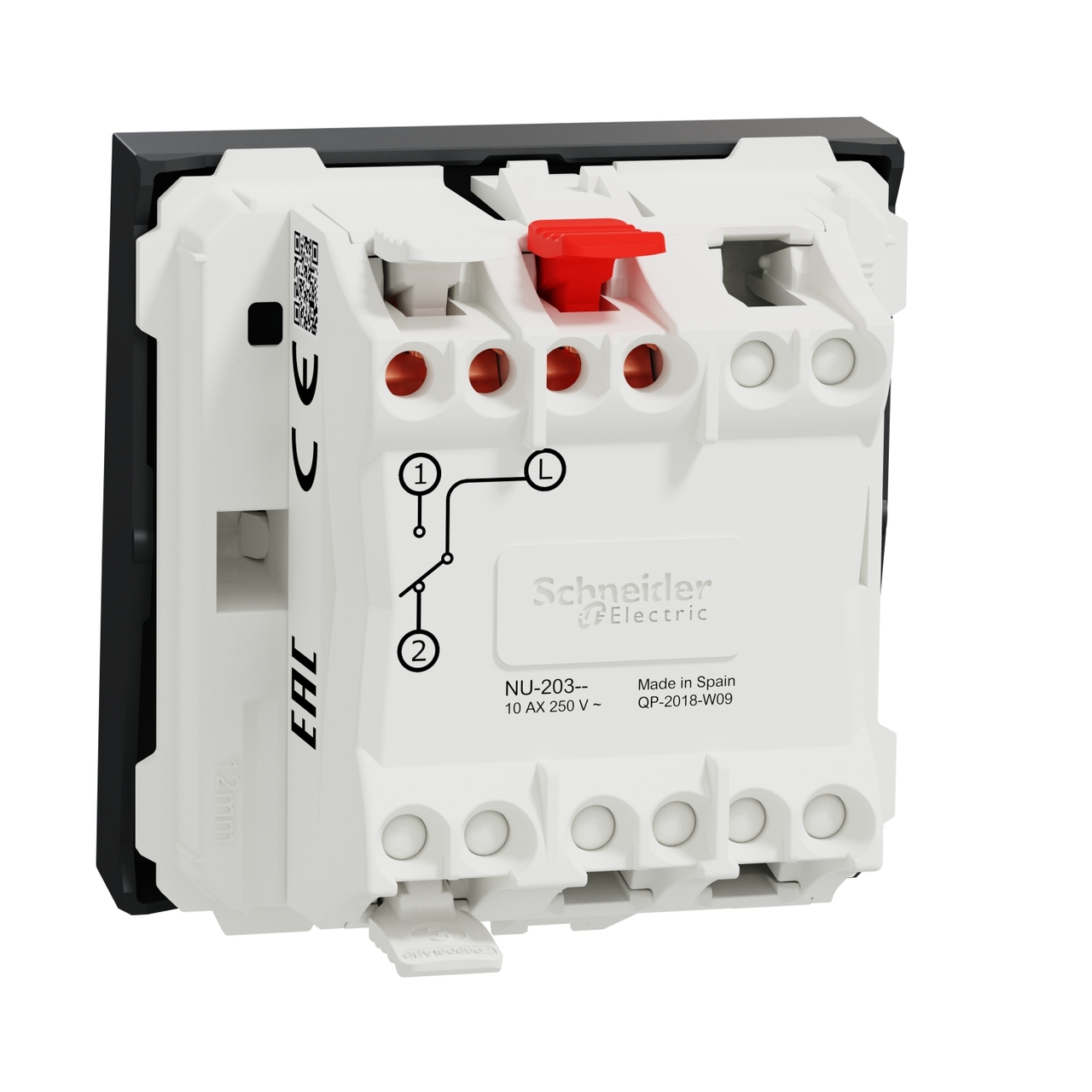 Перемикач 1-клавішний 10А Антрацит UNICA (NU320354), Schneider Electric - Зображення 1911194-a10bf.jpg