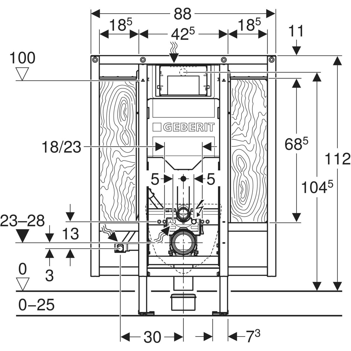 Інсталяція для унітазу Duofix Sigma 12 см 111.375.00.6 Geberit - Зображення 191211258-23fa1.jpg