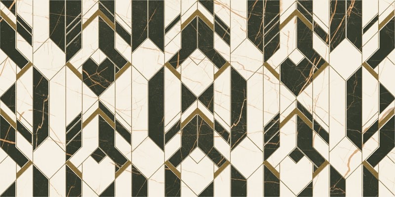 Декор Fancy White Inserto 300x600x9 Paradyz - Зображення