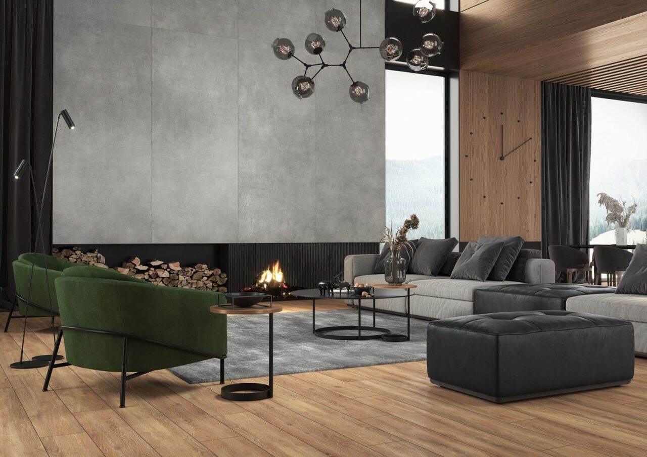 Плитка керамогранітна Concrete Graphite RECT 1197x2797x6 Cerrad - Зображення 1913360-81084.jpg