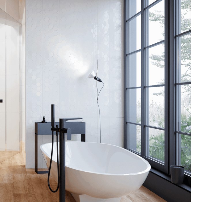 Плитка стінова CCR12-1 Hexagon White RECT 250x750x9 Ceramika Color - Зображення 1913778-d10d7.jpg